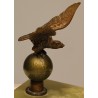 Porte-plume "Aigle" en régule et onyx