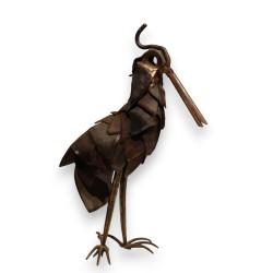 Sculpture en fer \"Héron\"
