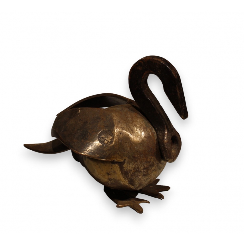 Sculpture en fer "Cygne"