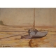 Tableau "Barque" signé A. GUMERY