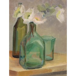Tableau \"Nature morte\" signé C. BECHET