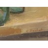 Tableau \"Nature morte\" signé C. BECHET