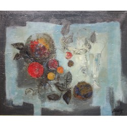 Tableau \"Nature Morte\" signé CHABRY