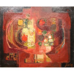 Tableau \"Nature Morte\" signé CHABRY