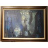 Tableau \"Visage\" signé CHABRY