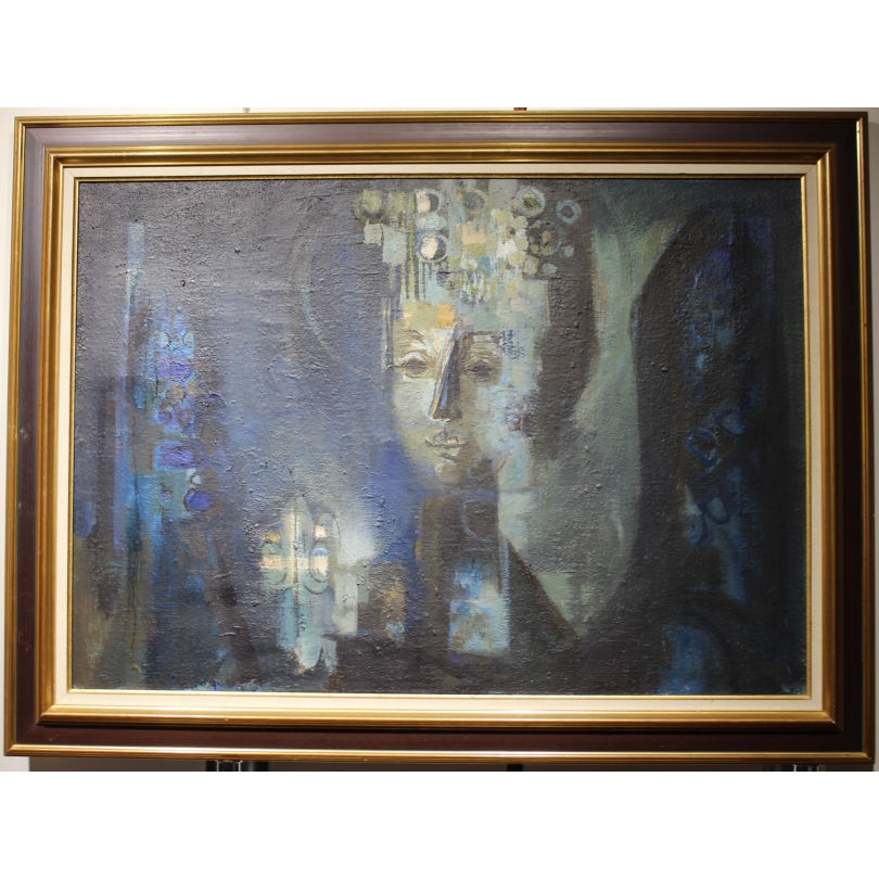 Tableau "Visage" signé CHABRY