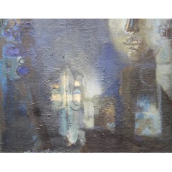 Tableau \"Visage\" signé CHABRY