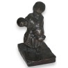 Bronze \"Le frère\", signé M. VEDANI