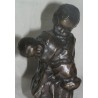 Bronze \"Le frère\", signé M. VEDANI