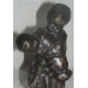 Bronze "Le frère", signé M. VEDANI