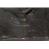 Bronze \"Le frère\", signé M. VEDANI