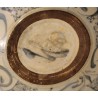 Paire d\'assiettes en porcelaine Bleu blanc