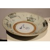 Paire d\'assiettes en porcelaine Bleu blanc