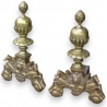 Paire de chenets Baroque.