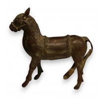 Mule en bronze indonésien