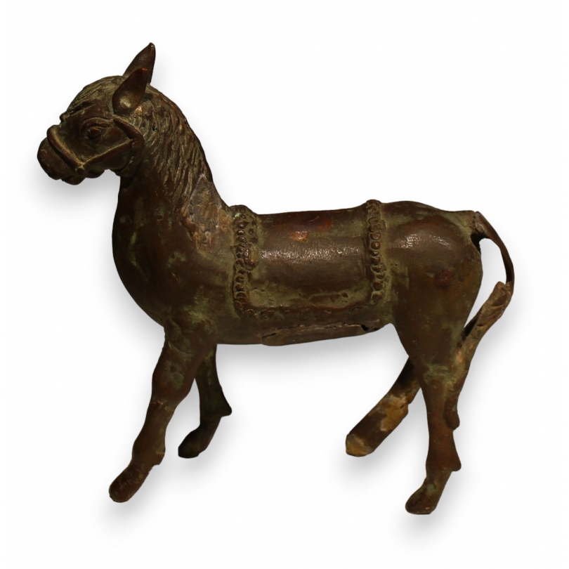 Mule en bronze indonésien