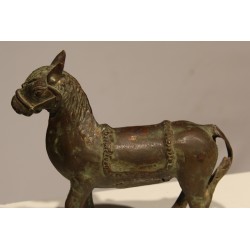 Mule en bronze indonésien