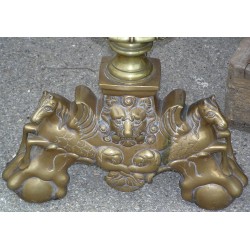  Paire de chenets Baroque. sur  Moinat SA  - Antiquités décoration