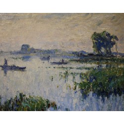 Tableau \"Etang\" signé