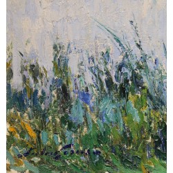 Tableau \"Etang\" signé