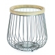 Table d'appoint ronde style industielle