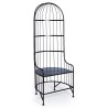 Birdcage-shaped armchair