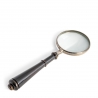 Loupe avec manche en bois noirci