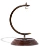 Wood and brass globe or watch stand at  Moinat SA  - Antiques and home décor