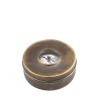 Navigation box with brass compass