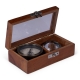 Coffret avec boussole et loupe