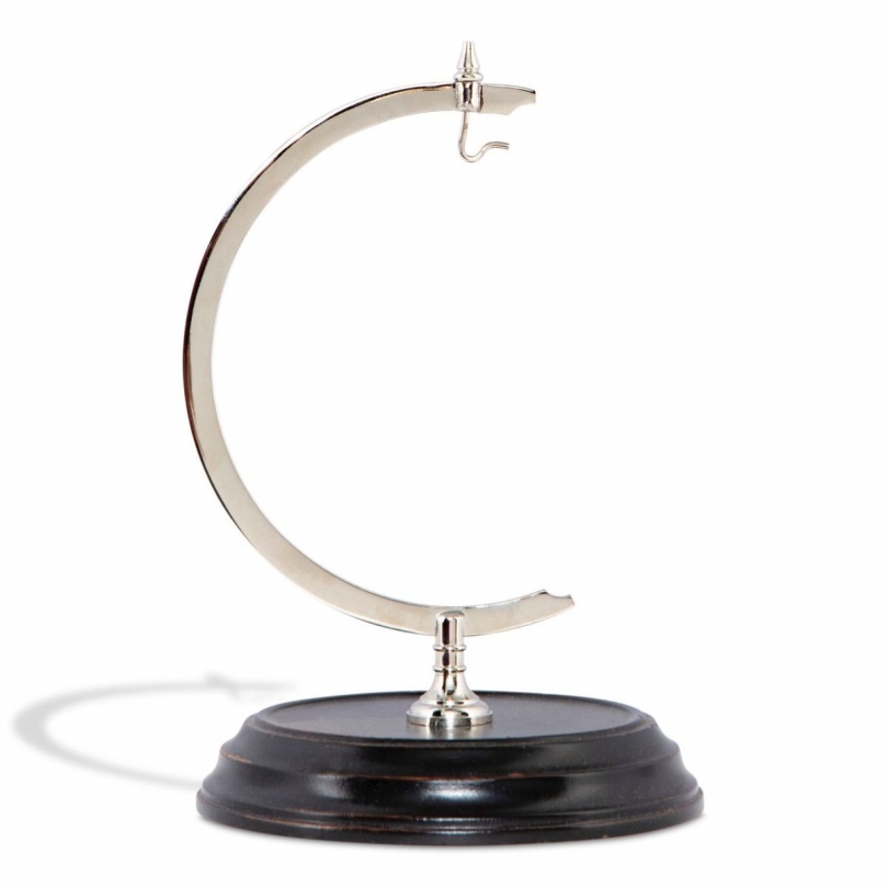 Support de globe ou montre en bois et laiton