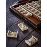 Renaissance-style domino set with board