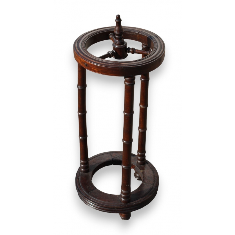 Porte parapluie rond en bois