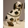 Paire d\'épagneuls en céramique de Staffordshire