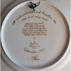 Assiette \"Stille Nacht, heilige Nacht\" de Rosentha