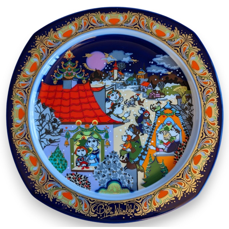 Assiette \"Noël blanc\" de Rosenthal