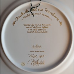 Assiette \"Toutes les ans\" de Rosenthal