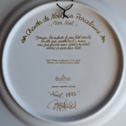 Assiette \"Père Noël\" de Rosenthal