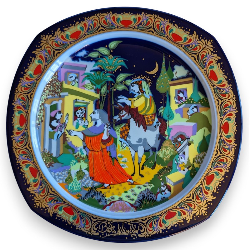 Assiette \"Qui frappe à la porte\" de Rosenthal