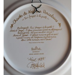Assiette \"Qui frappe à la porte\" de Rosenthal