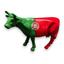 Vache miniature \"Drapeau Portugais\"