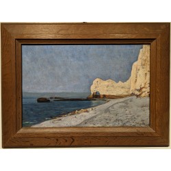 Tableau \"Porte d\'Amont\" signé H. HAVET