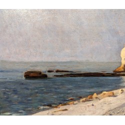 Tableau \"Porte d\'Amont\" signé H. HAVET