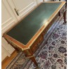Executive desk with diamond-pattern inlay