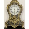 Regency-style clock in blue horn