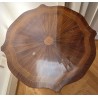 Round Napoleon III side table with marquetry