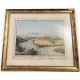 Gravure "Vue de Genève et Jonction" par LINCK