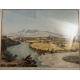 Gravure "Vue de Genève et Jonction" par LINCK