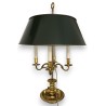 Lampe bouillotte style Régence dorée