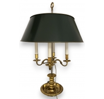 Lampe bouillotte style Régence dorée